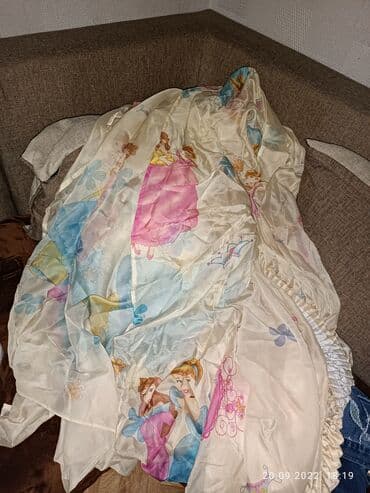 детскую двухъярусную кровать: Тюль детская 6 метров . Город Шопоков — 1