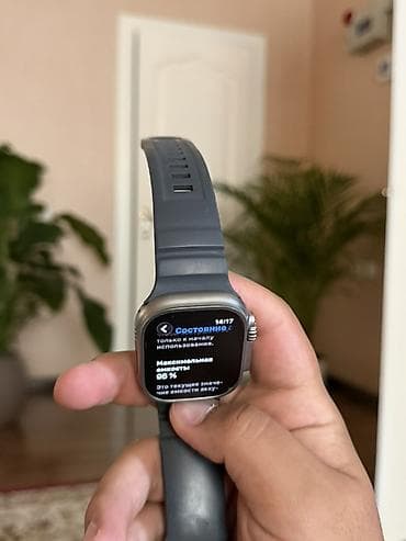 apple wath ultra: Смарт-часы в стиле Apple Watch Ultra 2 с титановым корпусом и серым — 6