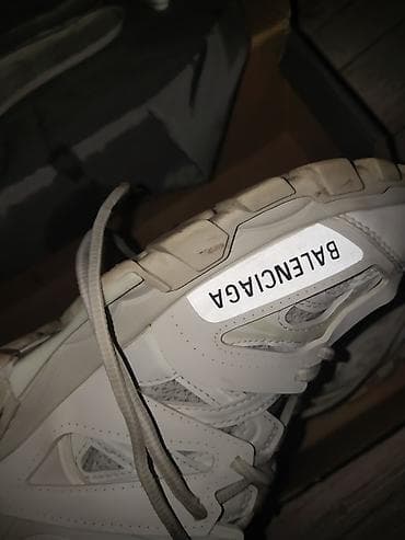 Босоножки, сандалии, шлепанцы: Мужские кроссовки, 37, Balenciaga, Б/у, цвет - Белый, Самовывоз, Бесплатная доставка — 3