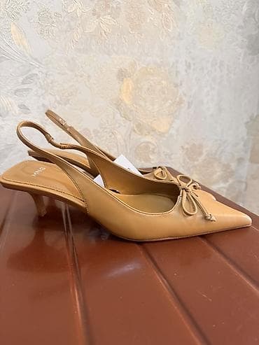 танцевальная обувь: Туфли-слингбэки MANGO - Модель: острый носок, открытая пятка со — 3