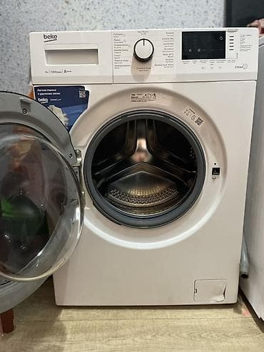 стиральной: Стиральная машина Beko WSRE6512PRW с фронтальной загрузкой — 2