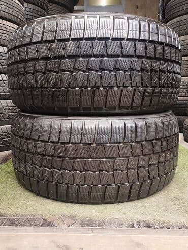 шины на делику: Шины 275 / 40 / R 19, Зима, Б/у, Пара, Легковые, Япония, Dunlop — 1