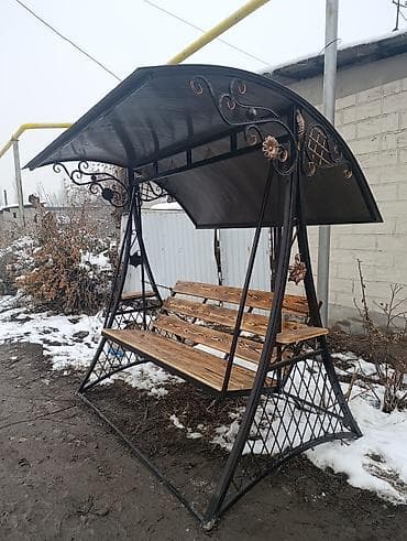 Бакча селкинчеги Металл, Жөлөнгүчү менен, Чатыры менен lalafo.kg да Бакча селкинчеги Металл, Жөлөнгүчү менен, Чатыры менен