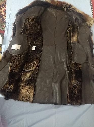 Женские брюки: Шуба натурный мех и кожа фирменная — 2