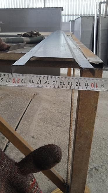 чертёж: Лазерные резки гибчные работы - Изготовление П‑ и Z‑образных гнутых — 2