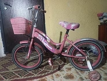 Коляски: Детский велосипед, 4-колесный, 4 - 6 лет, Для девочки — 1