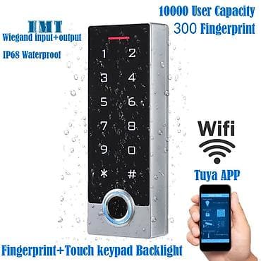 Металлические сейфовые двери: Wi‑Fi контроллер доступа с биометрией и клавиатурой, работает через — 4