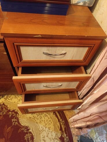 шифонеры буу: Кийим үчүн комод, Күзгүсүз, ЛДСП, түсү - Күрөң — 2