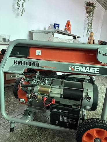 Үй жана бакча үчүн баардык: Бензиновый генератор KEMAGE KM11000 - Номинальная мощность: 8500 Вт - — 3