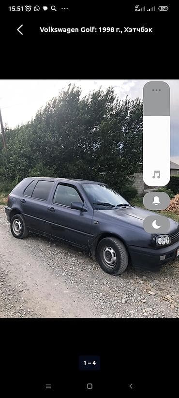 мотоцикл не на ходу: Volkswagen Golf: 1994 г. — 1