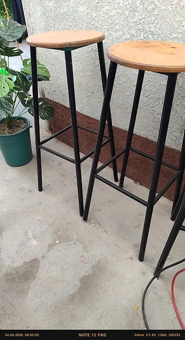 стуля барные: Барный стул, Дерево — 3