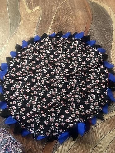 окуу кийим: Круглые текстильные надстульчники подставки коврики набор) — 5