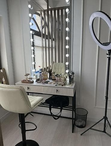 кухонный уголок мебель: Зеркало визажное с подсветкой. - Большое вертикальное зеркало в раме — 2