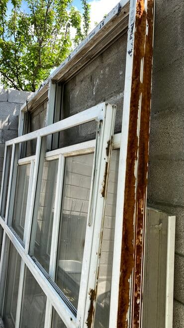 бу эшиктер ош: Размер 1шт 200*255см 2 шт 225*250 см Б/у все целое, стеклопакет — 2