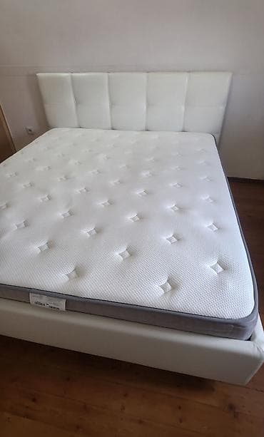 Мебель: Продаётся кровать производство Беларусь, 180/200 Caprice, белая — 3