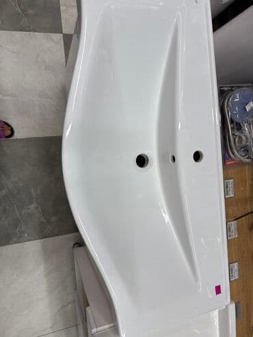 тумба с раковиной бишкек: Раковина для ванной, Материал: Керамика, Размер: 1000 x 40 см — 3