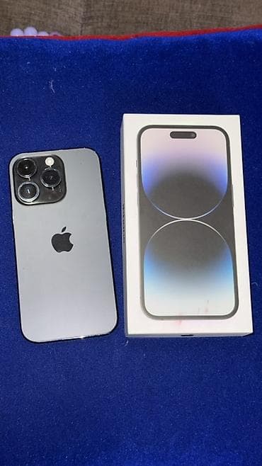 realme gt neo 3: IPhone 14 Pro, Б/у, 256 ГБ, Black Titanium, Коробка, 86 % — 1