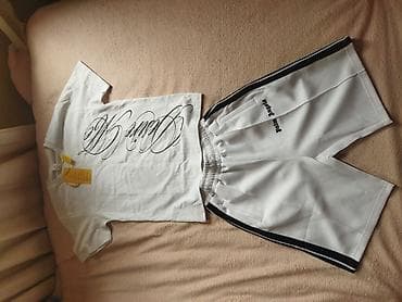 Мужская одежда: Мужской спортивный костюм, S, Palm Angels, Новый, цвет - Белый, Платная доставка — 1