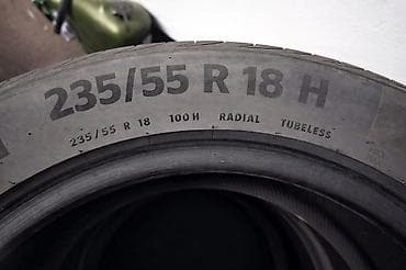 unil opal: Шины 235 / 55 / R 18, Лето, Б/у, Комплект, Легковые, Continental — 2