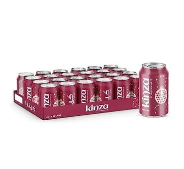 Газированные напитки Kinza — ассортимент во вкусовых линейках: - — 2
