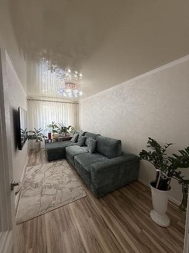 Квартиры: 3 комнаты, 57 м², Аламедин-1 мкр Индивидуалка, 3 этаж, Свежий ремонт — 2