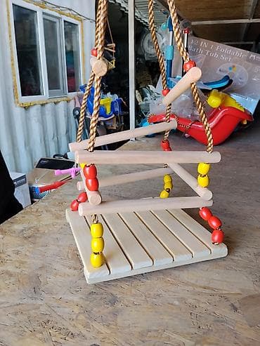 play zone: Детские качели, Подвесные Для дома, Дерево — 9