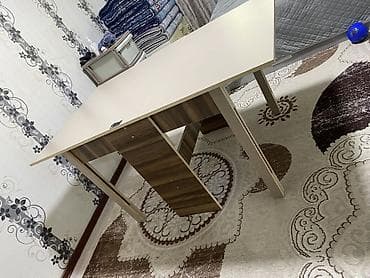 прозрачная клеенка на стол бишкек: Стол трансформер Для кухни, Стол-книжка, цвет - Бежевый — 3