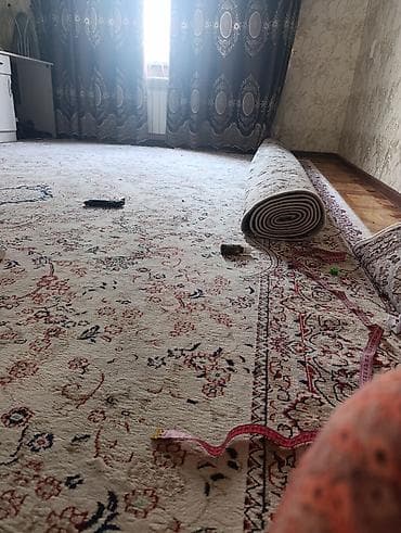 бежевый коричневый: Ковер Б/у, 300 * 300 — 1