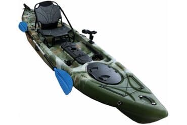 купить прикормочный кораблик для рыбалки: Каяки рыболовные, педальные, с плавниковым приводом и ручным рулевым — 7