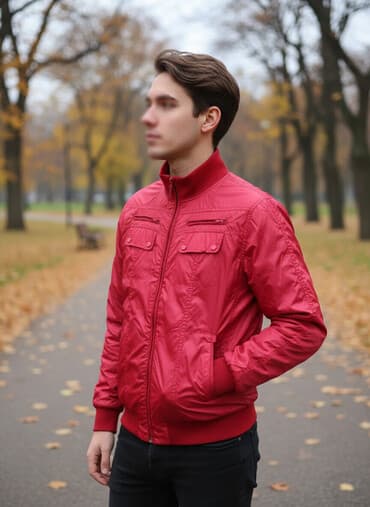 35 36 размер: Ветровка мужская качество очень хорошее, состояние хорошее размер — 1