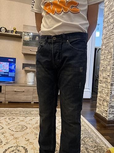 жынсы оптом: Джинсы для подростка/ на размер M-Lна рост 6шт отдаем за2500 — 1