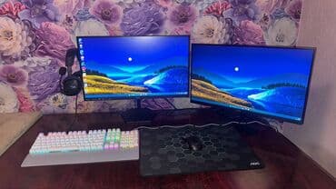 компьютер рассрочку: Компьютер, ядер - 6, ОЗУ 16 ГБ, Игровой, Новый, AMD Ryzen 5, NVIDIA GeForce RTX 5070, NVMe — 2