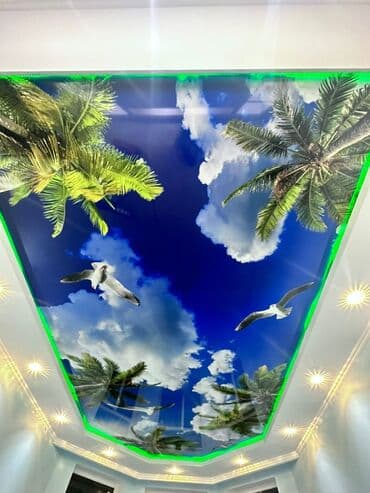 Дизайн, проектирование: Натяжной потолок Глянцевое, Матовое Гарантия, Бесплатная консультация, Бесплатный замер — 13