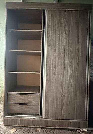 шкаф купе акрил: Шкаф-купе из ЛДСП, цвет «дуб серый» с выраженной древесной текстурой — 2