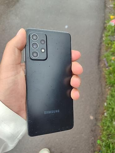 Samsung Galaxy A52, Б/у, 128 ГБ, цвет - Черный, 2 SIM at lalafo.kg Samsung Galaxy A52, Б/у, 128 ГБ, цвет - Черный, 2 SIM