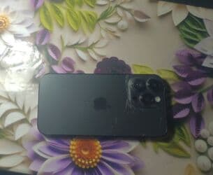 IPhone 14 Pro Max, Б/у, 128 ГБ, Черный, Зарядное устройство, 77 %