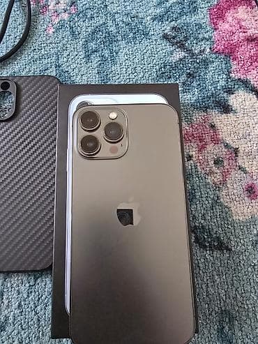 айфон 7 с: IPhone 13 Pro Max, цвет графит. В комплекте: коробка, смартфон, тонкий — 2