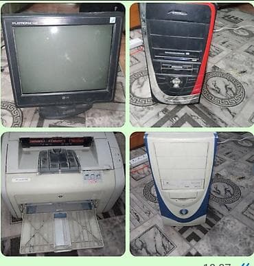 принтер hp laserjet p1102: HP LaserJet 1018 + системный блок (настольный ПК) HP LaserJet 1018: - — 1