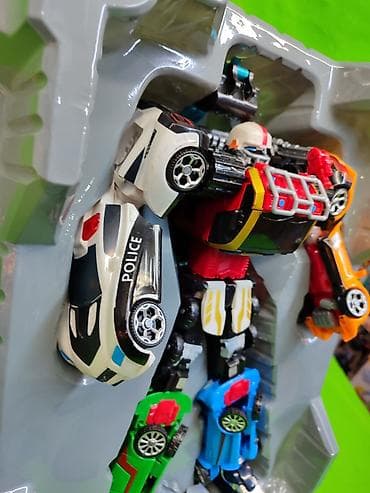 Детская одежда и обувь: Тобот Магма 6 большой робот игрушка🌟 Комплектация товара: 6 машинок — 6