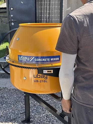 миксер бетоносмеситель: БЕТОНОСМЕСИТЕЛЬ Rolf/ Ubay
210 литр
Мощная — 1