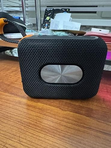 Аудиотехника: Портативная Bluetooth-колонка Hoco - Брендовый дизайн: тканевое — 4