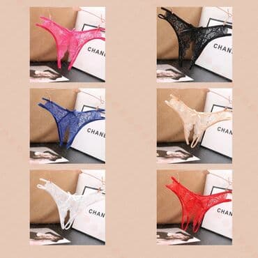 женские турси: Трусики, С кружевом, Гипюр, Китай — 5