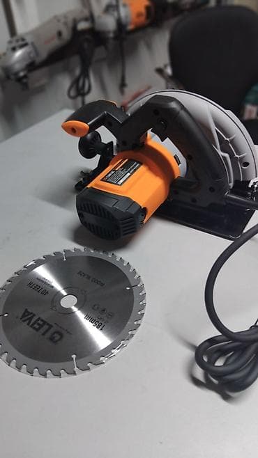 Пилы: Циркулярные электропилы Новый, От электросети, Leiya, Глубина пропила 65 мм, Диаметр диска: 185 мм — 2
