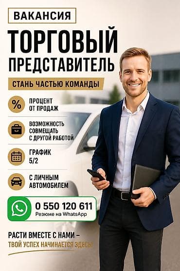 авто моляры: Требуется Торговый агент, График: Пятидневка, Менее года опыта, Оплата переработки, Полный рабочий день — 1