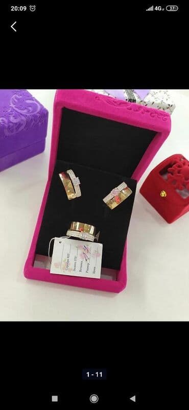 свадебные наборы ручной: Набор украшений, Проба 925, Женские, Новый — 4