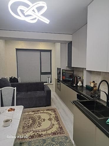 Батирлер: 1 бөлмө, 42 м², Элитка, Дордой Моторс базары Элитка, 3 кабат, Евро оңдоо — 4
