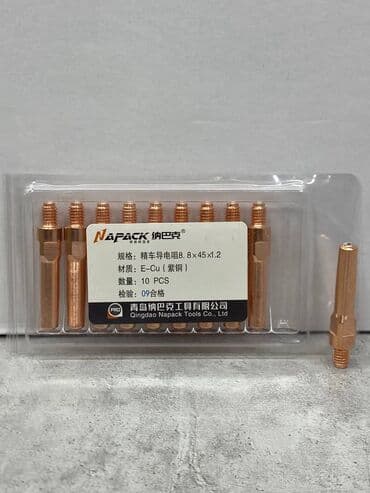 купить сварочный аппарат полуавтомат: Медные контактные наконечники для сварки (набор) - Назначение — 9