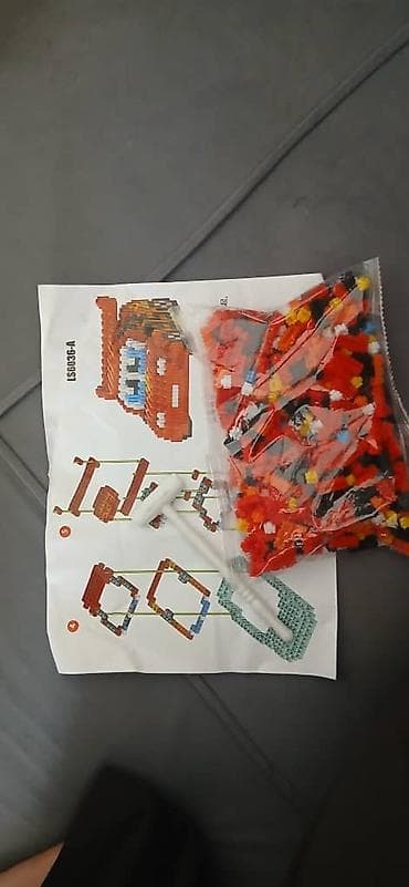 машина игурушка: Конструктор-нано-блоки «Молния Макквин» (Cars) новый - Тематический — 3