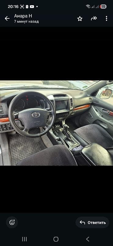 поло авто: Toyota Land Cruiser Prado: 2004 г., 0.3 л, Автомат, Дизель, Внедорожник — 5