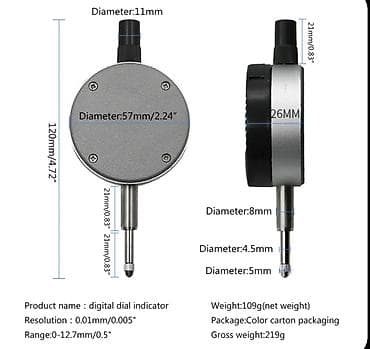 Инструменттер: Цифровой индикатор часового типа (Digital Dial Indicator) Назначение — 2